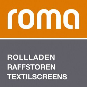 Logo Roma Rolladen, Raffstoren, Textilscreens